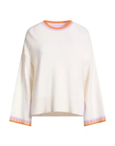 Purotatto Woman Sweater Ivory Size 8 Cashmere In White