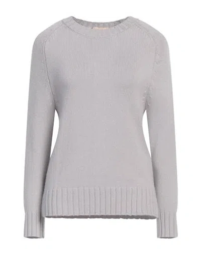 Purotatto Woman Sweater Light Grey Size 14 Cashmere