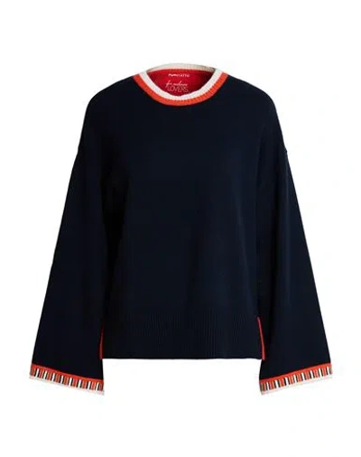 Purotatto Woman Sweater Midnight Blue Size 8 Cashmere