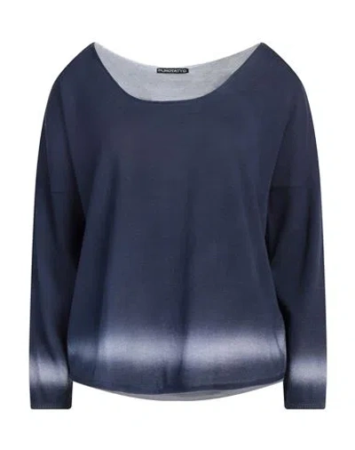 Purotatto Woman Sweater Navy Size S Cotton