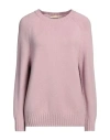 Purotatto Woman Sweater Pastel Pink Size 8 Cashmere