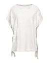 Purotatto Woman T-shirt Beige Size M Cotton In Beige