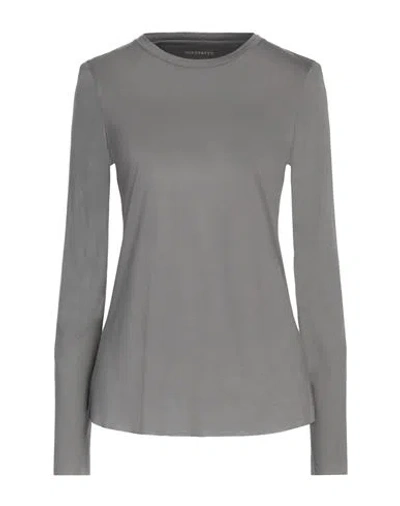 Purotatto Woman T-shirt Grey Size S Modal, Milk Protein Fiber