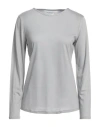 Purotatto Woman T-shirt Light Grey Size 10 Modal, Milk Protein Fiber