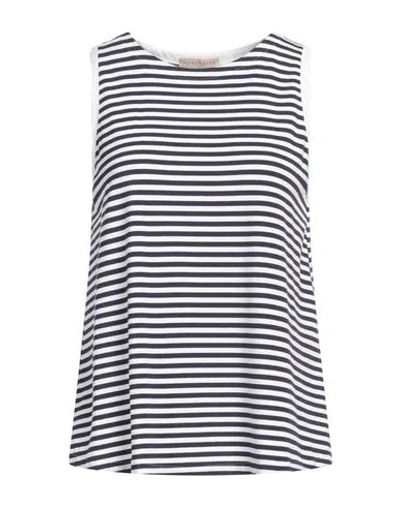Purotatto Woman T-shirt Midnight Blue Size 8 Viscose, Elastane