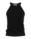 Purotatto Woman Top Black Size 6 Wool, Cashmere