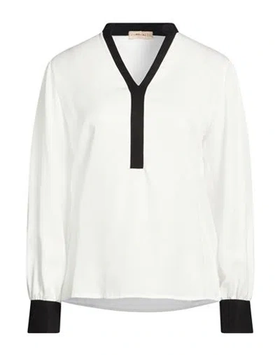 Purotatto Woman Top White Size 4 Lyocell