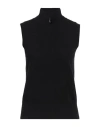 Purotatto Woman Turtleneck Black Size 8 Cashmere In Black