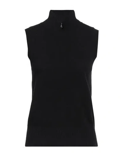 Purotatto Woman Turtleneck Black Size 8 Cashmere
