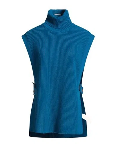 Purotatto Woman Turtleneck Deep Teal Size 2 Cashmere In Blue