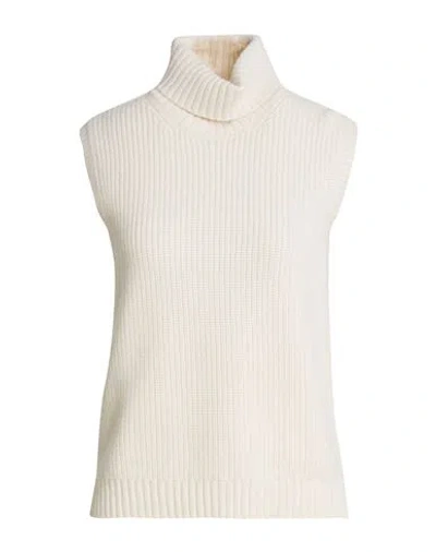 Purotatto Woman Turtleneck Ivory Size 4 Cashmere In Neutral