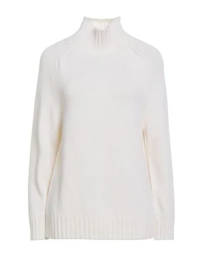 Purotatto Woman Turtleneck Ivory Size 6 Cashmere