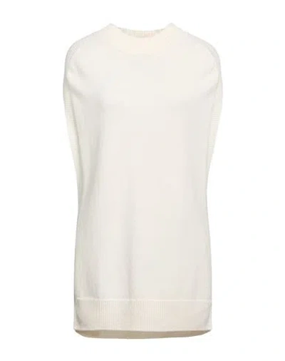 Purotatto Woman Turtleneck Ivory Size 6 Wool, Cashmere In White