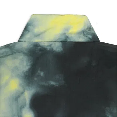 Purple Brand 1/2 Zip Mock Neck Yellow Smoke Hoodies & Sweatshirts In Multi