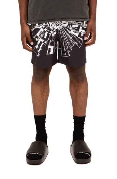 Purple Brand All Around Performance Shorts In Black