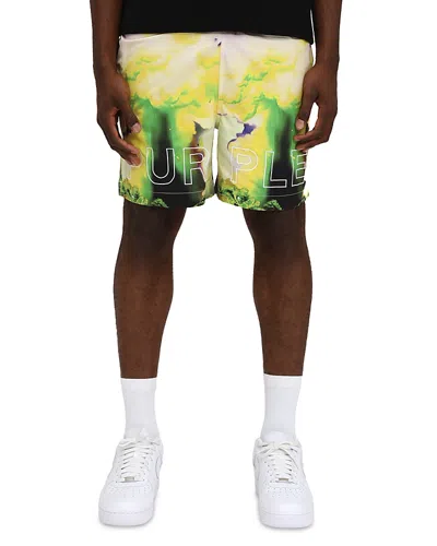 PURPLE BRAND ALL ROUND 5.75 SWIM TRUNKS