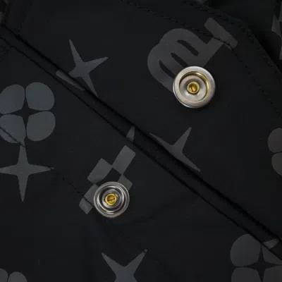 Purple Brand All Round Aop Shorts In Black