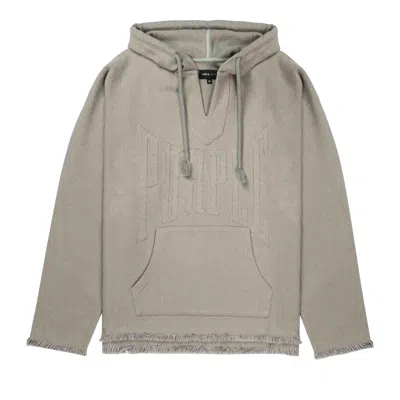 Pre-owned Purple Brand Beach Hoodie 'heather' | Grey | Men's Size S In Gray