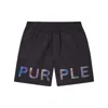 Purple Brand Holographic Wordmark Shorts