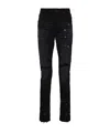 Purple Brand Paint Splatter-effect Skinny Jeans