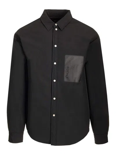 Purple Brand Black Overshirt