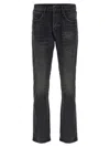 Purple Brand Black P005 Double Dip Coated Jeans In Black