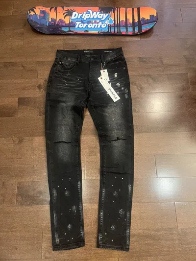 Pre-owned Purple Brand Black  P-001 Jeans