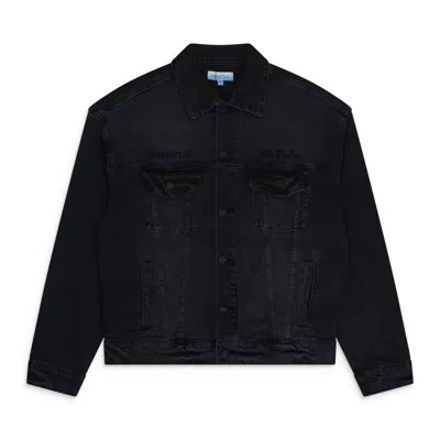Purple Brand Black Purple X Blue Sky Denim Jacket