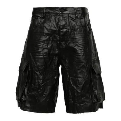 Purple Brand Shorts In Black