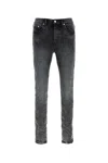 Purple Brand Black Skinny Faded Denim Jeans