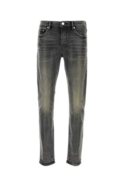 PURPLE BRAND BLACK STRETCH DENIM P001 JEANS