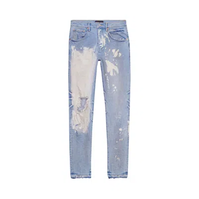Pre-owned Purple Brand Bleach Blowout Jeans 'indigo' | Blue | Men's Size 34