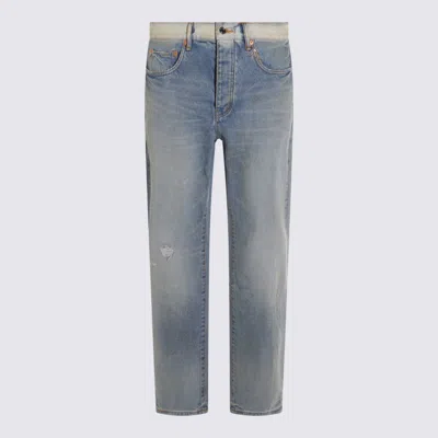 Purple Brand Blue Denim Jeans In Lt Indigo