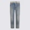 Purple Brand Blue Denim Jeans In Lt Indigo