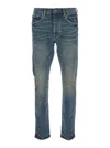 Purple Brand P001 Low-rise Slim-leg Jeans In Blue