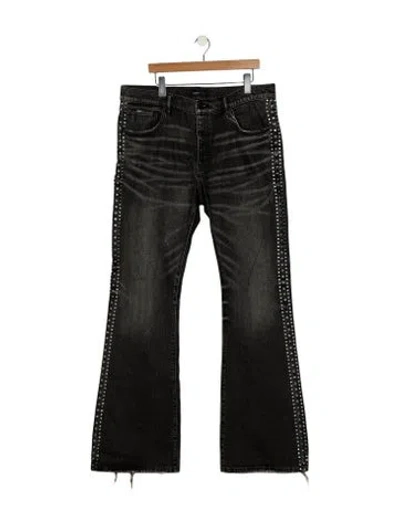 Pre-owned Purple Brand Bootcut Jeans In Black