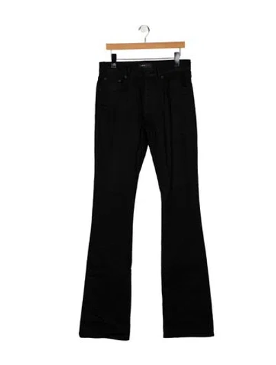 Pre-owned Purple Brand Bootcut Jeans In Black