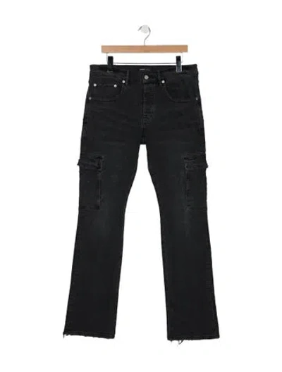 Pre-owned Purple Brand Bootcut Jeans In Black