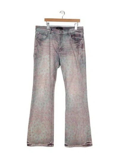 Pre-owned Purple Brand Bootcut Jeans In Multi