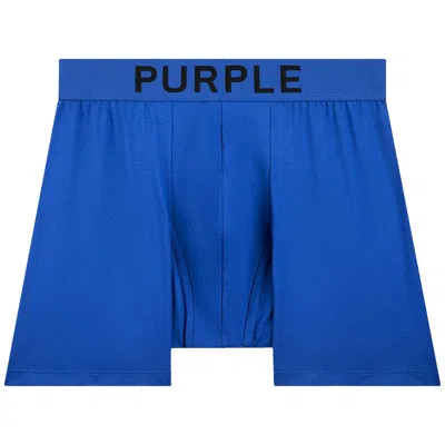 Pre-owned Purple Brand Boxer Brief 'blue' | Men's Size L