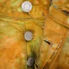 Purple Brand Camo Tie Dye Jacquard Monogram Camo Shorts In Green