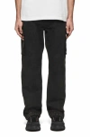 Purple Brand Canvas Cargo Pants In Black