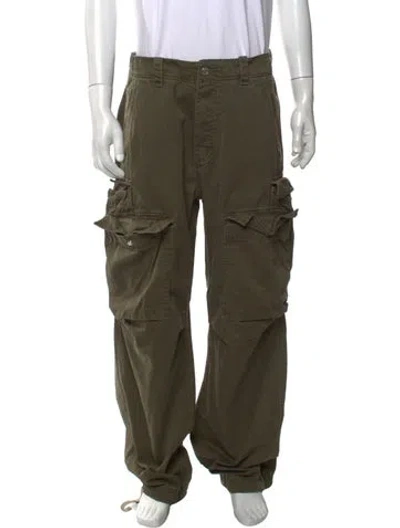 Pre-owned Purple Brand Cargo Pants In Green
