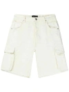 Purple Brand Cargo Cotton-blend Shorts In Beige