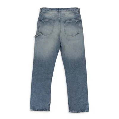 Purple Brand Carpenter Sun Faded Denim Skinny Jeans In Blue