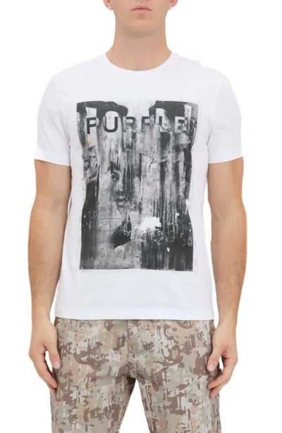 Purple Brand Clean Graphic T-shirt In White