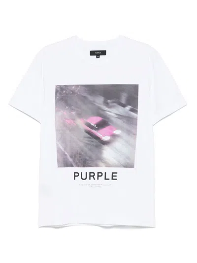 PURPLE BRAND CLEAN T-SHIRT AUS JERSEY