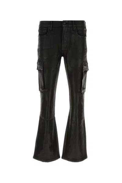 Purple Brand Coated Cargo Flare In Black