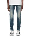 Purple Brand Coated Dark Tempest Skinny Fit Jeans In Dark Indigo In Dark Indigo