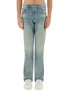 Purple Brand "coated Flare" Jeans